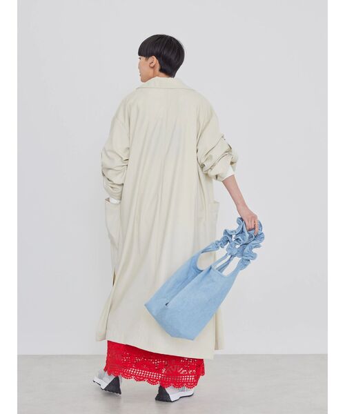 AMERICAN HOLIC（アメリカンホリック）の「花粉防止ニュアンストレンチコート（トレンチコート・レディース・アイボリー/ベージュ/ネイビー・M/L）」の19枚目の写真