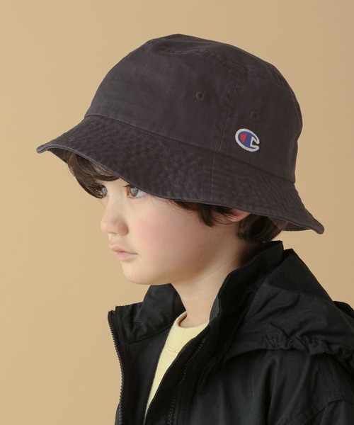 Champion(チャンピオン)の「【Champion(チャンピオン)】ウォッシュバケットハット(KIDS)(ハット・キッズ・アイボリー/ブラック/キャメル・FREE)」の20枚目の写真