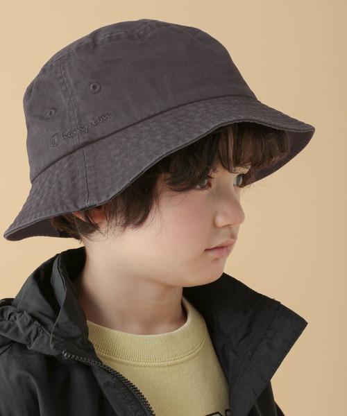 Champion(チャンピオン)の「【Champion(チャンピオン)】ウォッシュバケットハット(KIDS)(ハット・キッズ・アイボリー/ブラック/キャメル・FREE)」の12枚目の写真