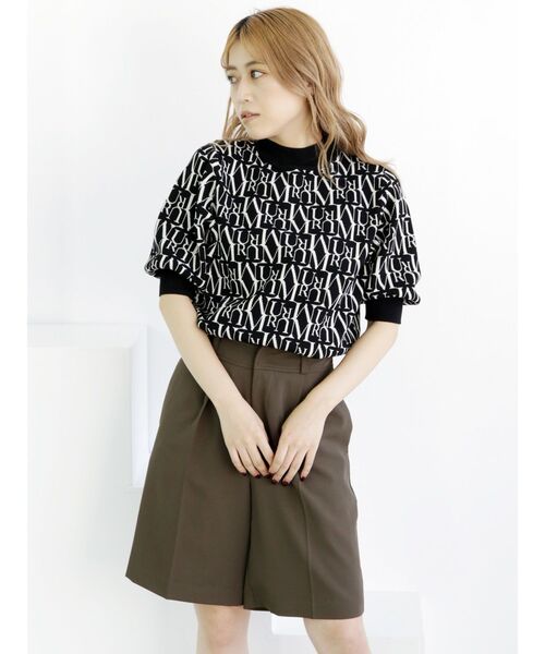 MURUA(ムルーア)の「タックハーフパンツ(スラックス・レディース・ブラック/ブラウン・2/1)」の20枚目の写真