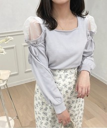 シアーオフショルドッキングニット【ZOZOTOWN限定アイテム】
