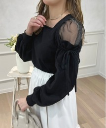 シアーオフショルドッキングニット【ZOZOTOWN限定アイテム】