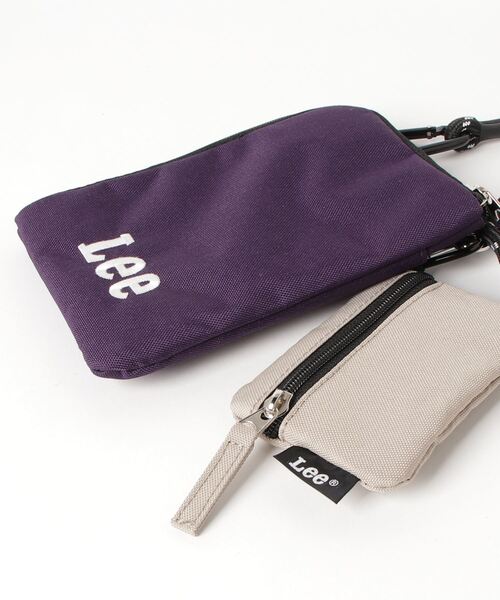 Lee(リー)の「Lee(リー)2ピースネックポーチ/マルチミニショルダー/お財布ポーチ(ポーチ・メンズ・ブラック/ベージュ/パープル/グレー・FREE)」の5枚目の写真