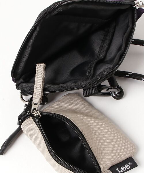 Lee(リー)の「Lee(リー)2ピースネックポーチ/マルチミニショルダー/お財布ポーチ(ポーチ・メンズ・ブラック/ベージュ/パープル/グレー・FREE)」の6枚目の写真