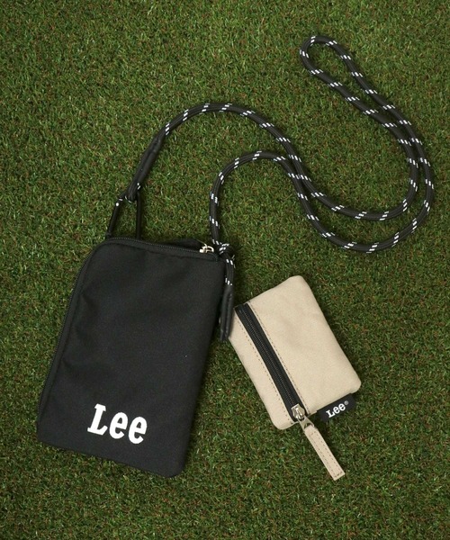 Lee(リー)の「Lee(リー)2ピースネックポーチ/マルチミニショルダー/お財布ポーチ(ポーチ・メンズ・ブラック/ベージュ/パープル/グレー・FREE)」の2枚目の写真