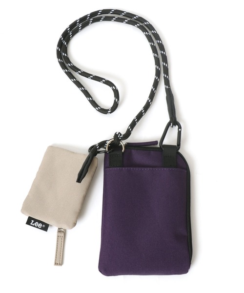 Lee(リー)の「Lee(リー)2ピースネックポーチ/マルチミニショルダー/お財布ポーチ(ポーチ・メンズ・ブラック/ベージュ/パープル/グレー・FREE)」の19枚目の写真