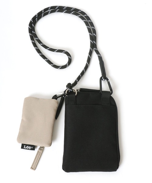 Lee(リー)の「Lee(リー)2ピースネックポーチ/マルチミニショルダー/お財布ポーチ(ポーチ・メンズ・ブラック/ベージュ/パープル/グレー・FREE)」の10枚目の写真