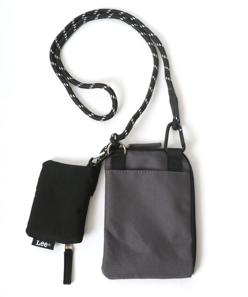 Lee(リー)の「Lee(リー)2ピースネックポーチ/マルチミニショルダー/お財布ポーチ(ポーチ・メンズ・ブラック/ベージュ/パープル/グレー・FREE)」の13枚目の写真