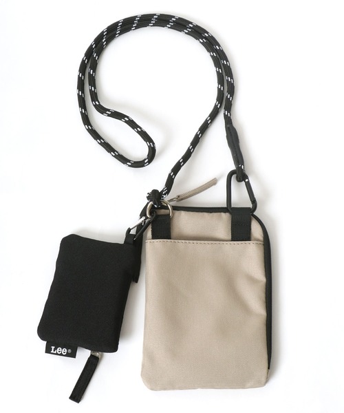 Lee(リー)の「Lee(リー)2ピースネックポーチ/マルチミニショルダー/お財布ポーチ(ポーチ・メンズ・ブラック/ベージュ/パープル/グレー・FREE)」の16枚目の写真