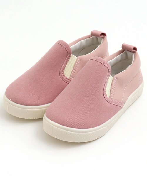 BREEZE(ブリーズ)の「カラフルスリッポン(スニーカー・キッズ・イエロー/レインボー/ブラック/インディゴブルー/ピンク・15 /19/17/16/18/14)」の4枚目の写真