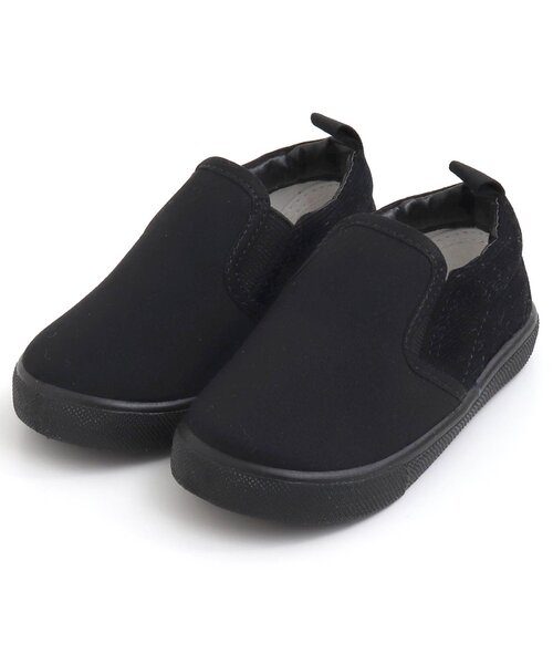 BREEZE(ブリーズ)の「カラフルスリッポン(スニーカー・キッズ・イエロー/レインボー/ブラック/インディゴブルー/ピンク・15 /19/17/16/18/14)」の2枚目の写真