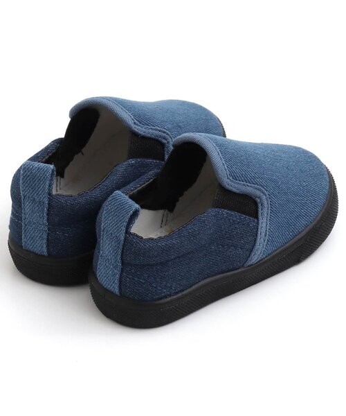 BREEZE(ブリーズ)の「カラフルスリッポン(スニーカー・キッズ・イエロー/レインボー/ブラック/インディゴブルー/ピンク・15 /19/17/16/18/14)」の10枚目の写真