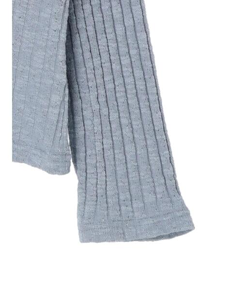 Sugar spoon(シュガースプーン)の「・SUGAR SPOON アイレットリブロンT(Tシャツ/カットソー・レディース・サックスブルー/グレイッシュベージュ/ブラック/オフホワイト・FREE)」の22枚目の写真