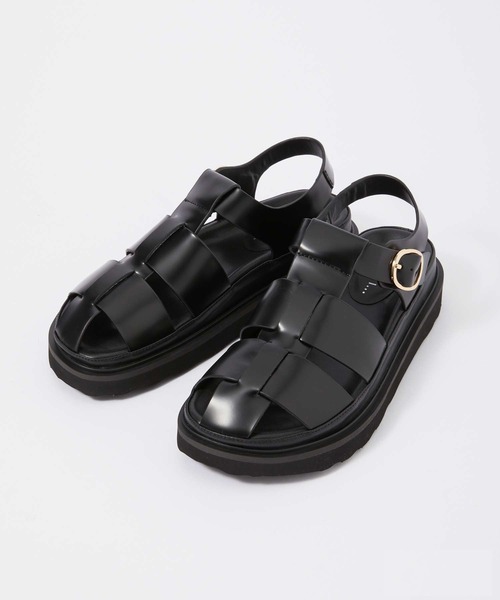 MOHI（モヒ）の「MOHI BACKSTRAP LEATHER SANDALE モヒ レザー