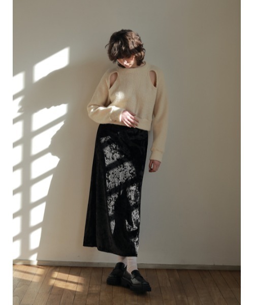 AMAIL(アマイル)の「Sheer out bulky loafer(ローファー・レディース・ブラック・S/M/L)」の7枚目の写真