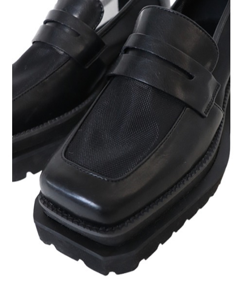 AMAIL(アマイル)の「Sheer out bulky loafer(ローファー・レディース・ブラック・S/M/L)」の10枚目の写真