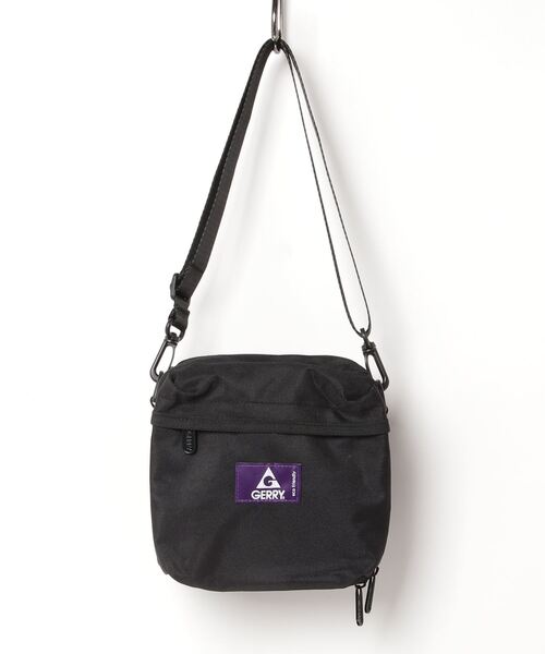 GERRY(ジェリー)の「GERRY/ジェリー Shoulder Bag/撥水 スクエアショルダーバッグ/ポーチ(ショルダーバッグ・メンズ・ブラック/ブラウン系その他・FREE)」の2枚目の写真