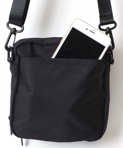 GERRY(ジェリー)の「GERRY/ジェリー Shoulder Bag/撥水 スクエアショルダーバッグ/ポーチ(ショルダーバッグ・メンズ・ブラック/ブラウン系その他・FREE)」の4枚目の写真