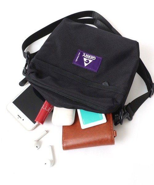 GERRY(ジェリー)の「GERRY/ジェリー Shoulder Bag/撥水 スクエアショルダーバッグ/ポーチ(ショルダーバッグ・メンズ・ブラック/ブラウン系その他・FREE)」の19枚目の写真