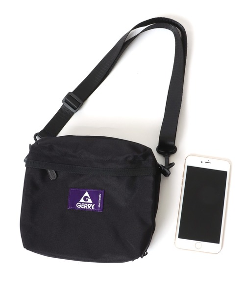 GERRY(ジェリー)の「GERRY/ジェリー Shoulder Bag/撥水 スクエアショルダーバッグ/ポーチ(ショルダーバッグ・メンズ・ブラック/ブラウン系その他・FREE)」の12枚目の写真