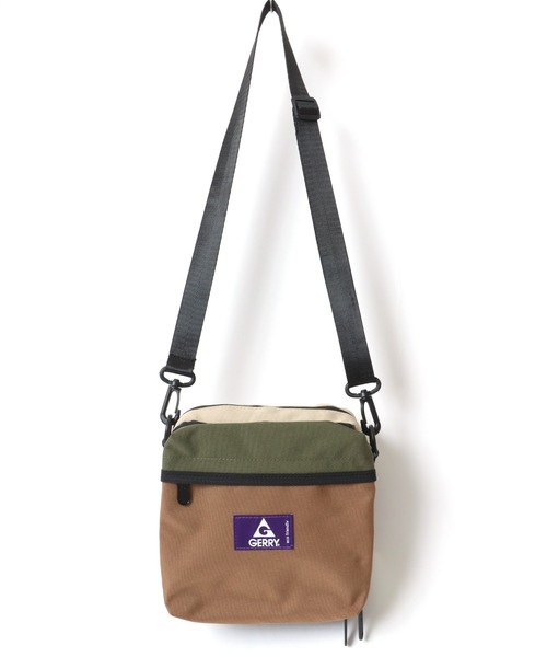GERRY(ジェリー)の「GERRY/ジェリー Shoulder Bag/撥水 スクエアショルダーバッグ/ポーチ(ショルダーバッグ・メンズ・ブラック/ブラウン系その他・FREE)」の17枚目の写真