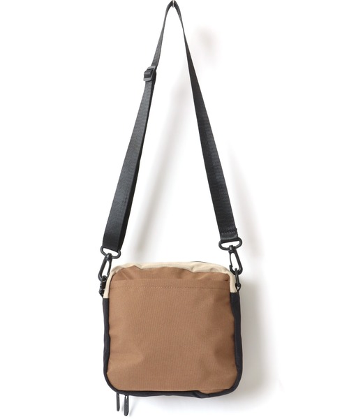 GERRY(ジェリー)の「GERRY/ジェリー Shoulder Bag/撥水 スクエアショルダーバッグ/ポーチ(ショルダーバッグ・メンズ・ブラック/ブラウン系その他・FREE)」の3枚目の写真