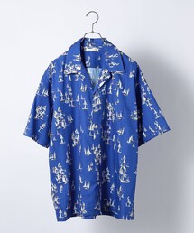 SHIPS any（シップス エニィ）の「【SHIPS any別注】 SANSE SANSE: ヨット プリント オープンカラー シャツ◇（シャツ/ブラウス）」