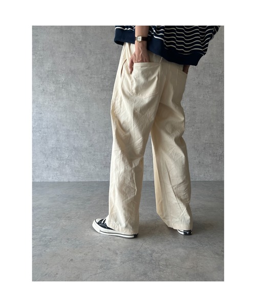 owndaily（オンデイリー）の「コットンサロペット（サロペット/オーバーオール・レディース・ブラック/アイボリー/ベージュ・FREE）」の15枚目の写真