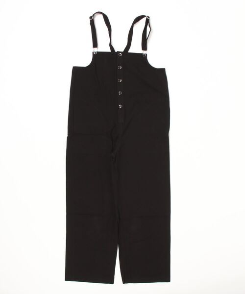 owndaily（オンデイリー）の「コットンサロペット（サロペット/オーバーオール・レディース・ブラック/アイボリー/ベージュ・FREE）」の7枚目の写真