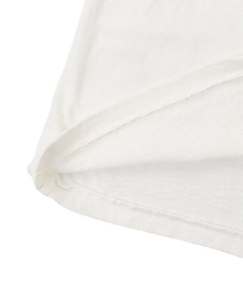 DENIM DUNGAREE（デニムダンガリー）の「ビンテージトンプキン天竺 LOVE Tシャツ（Tシャツ/カットソー・キッズ・ホワイト・120）」の5枚目の写真