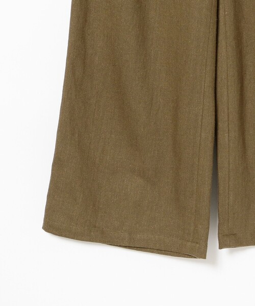 B:MING by BEAMS（ビーミングバイビームス）の「B:MING by BEAMS / 麻混 カルゼ パンツ（その他パンツ・レディース・グリーン/ブラウン・SMALL/MEDIUM）」の17枚目の写真