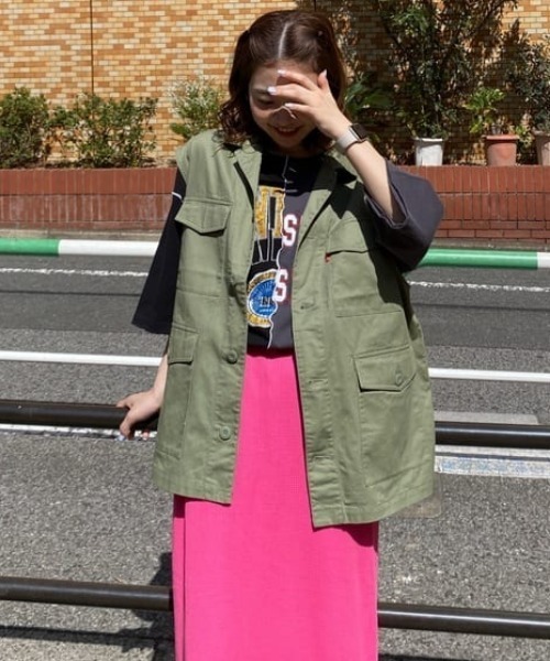 RODEO CROWNS WIDE BOWL（ロデオクラウンズワイドボウル）の「カラーワッフルスカート（スカート・レディース・ターコイズブルー/ピンク/オレンジ・FREE）」の11枚目の写真