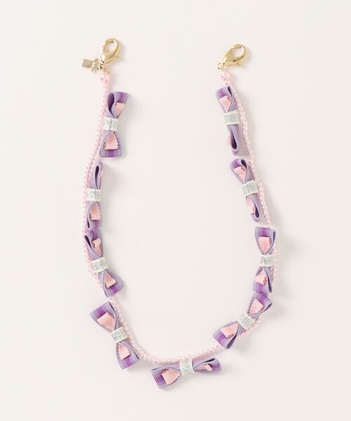 fafa(フェフェ)の「MILIA | マスクストラップ(ネックレス・キッズ・ブルー/ベビーピンク・FREE)」の1枚目の写真