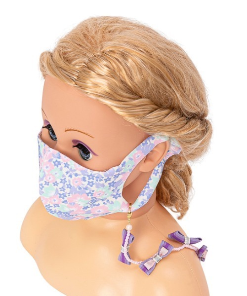 fafa(フェフェ)の「MILIA | マスクストラップ(ネックレス・キッズ・ブルー/ベビーピンク・FREE)」の5枚目の写真