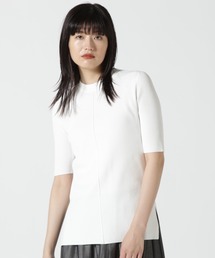 UN3D. | UN3D./アンスリード/RIB SLEEVE H/S KT/リブスリーブハーフスリーブニット(Tシャツ/カットソー)