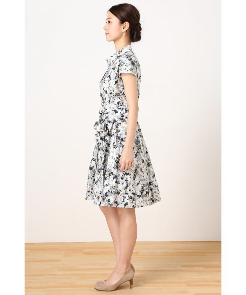 La TOTALITE（ラトータリテ）の「サトウサンコラボ プリントシャツワンピース。（ワンピース・レディース・グレー/ブルー・FREE）」の4枚目の写真