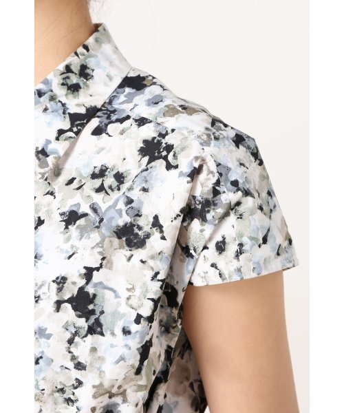 La TOTALITE（ラトータリテ）の「サトウサンコラボ プリントシャツワンピース。（ワンピース・レディース・グレー/ブルー・FREE）」の14枚目の写真