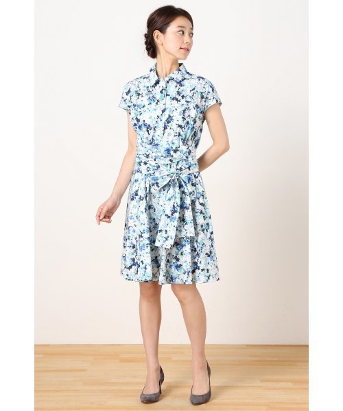 La TOTALITE（ラトータリテ）の「サトウサンコラボ プリントシャツワンピース。（ワンピース・レディース・グレー/ブルー・FREE）」の8枚目の写真