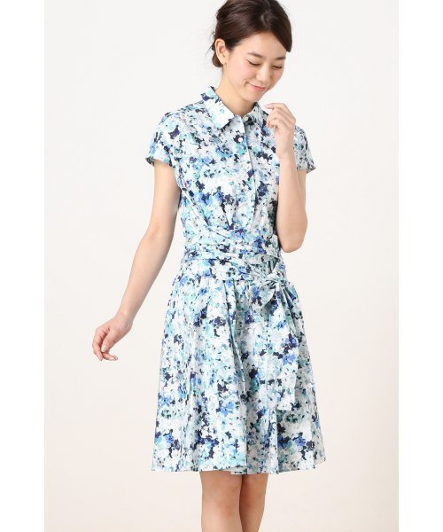 La TOTALITE（ラトータリテ）の「サトウサンコラボ プリントシャツワンピース。（ワンピース・レディース・グレー/ブルー・FREE）」の10枚目の写真