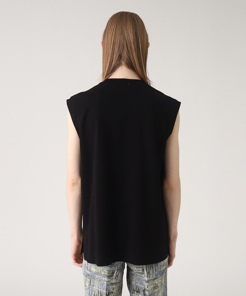 tk.TAKEO KIKUCHI（ティーケータケオキクチ）の「◆ネガポートレートタンクトップ（タンクトップ・メンズ・ホワイト/ブラック・02/03）」の6枚目の写真