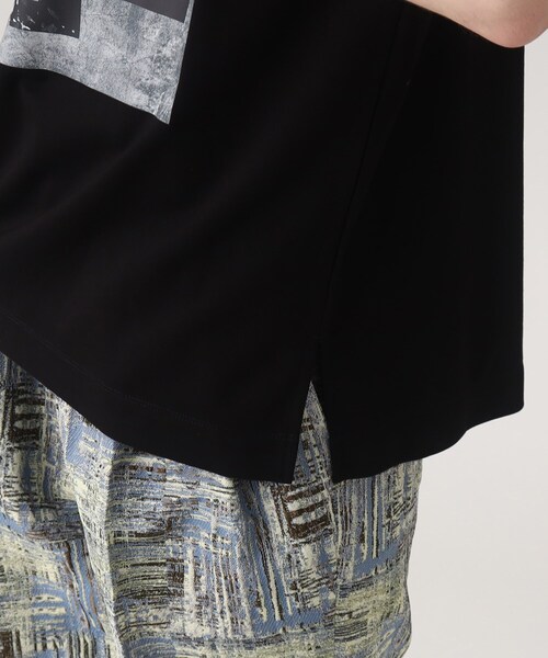 tk.TAKEO KIKUCHI（ティーケータケオキクチ）の「◆ネガポートレートタンクトップ（タンクトップ・メンズ・ホワイト/ブラック・02/03）」の9枚目の写真