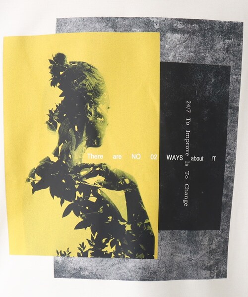 tk.TAKEO KIKUCHI（ティーケータケオキクチ）の「◆ネガポートレートタンクトップ（タンクトップ・メンズ・ホワイト/ブラック・02/03）」の10枚目の写真