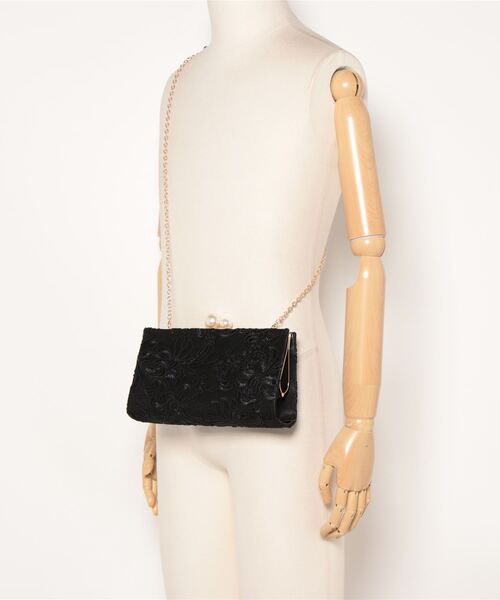 刺繍レースクラッチパーティーバッグ（クラッチバッグ）｜niana（ニアナ）