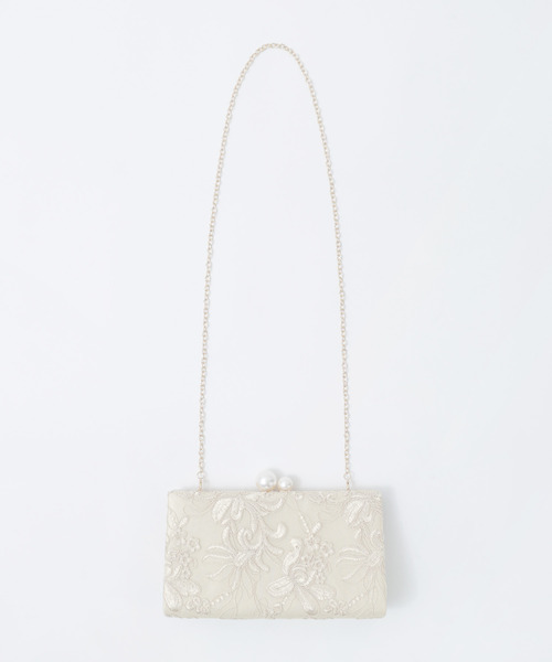 刺繍レースクラッチパーティーバッグ（クラッチバッグ）｜niana（ニアナ）
