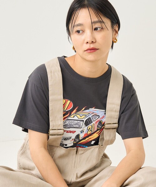 セール】SPORTS CARプリントTシャツ（Tシャツ/カットソー