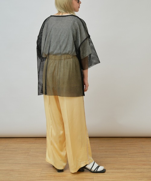 CIAOPANIC TYPY（チャオパニックティピー）の「メッシュアンサンブルTee（Tシャツ/カットソー・メンズ・ブラック/サックスブルー/ベージュ・MEDIUM/LARGE）」の10枚目の写真