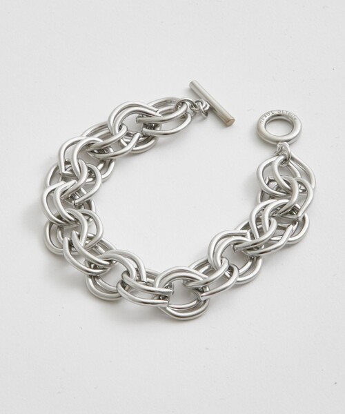 PUBLIC TOKYO（パブリックトウキョウ）の「ROYAL CHAIN BRACELET / ロイヤルチェーンブレスレット（ブレスレット・メンズ・シルバー・FREE）」の2枚目の写真