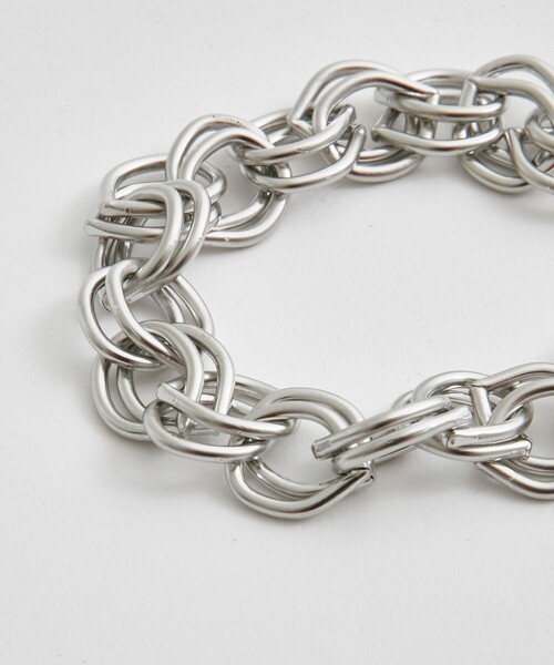 PUBLIC TOKYO（パブリックトウキョウ）の「ROYAL CHAIN BRACELET / ロイヤルチェーンブレスレット（ブレスレット・メンズ・シルバー・FREE）」の3枚目の写真
