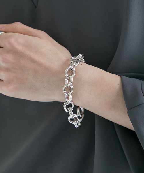 PUBLIC TOKYO（パブリックトウキョウ）の「ROYAL CHAIN BRACELET / ロイヤルチェーンブレスレット（ブレスレット・メンズ・シルバー・FREE）」の7枚目の写真