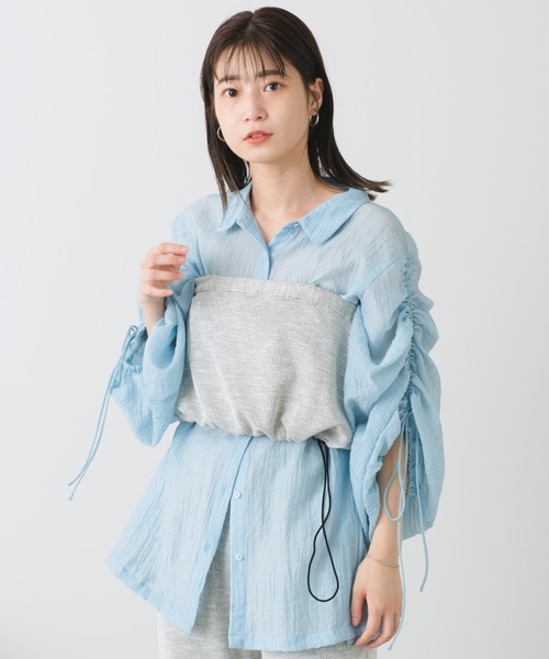 Kastane(カスタネ)の「【SET UP対応】リバーシブルカットビスチェ(その他トップス・レディース・ピンク/ブルー/アイボリー・FREE)」の19枚目の写真